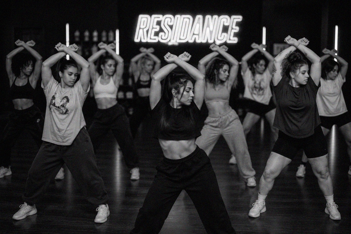 Residance dancers posing together
